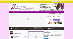 Desktop Screenshot of deaf-rishtey.com